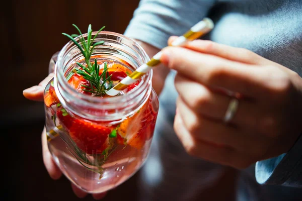 Tarro de limonada — Foto de Stock