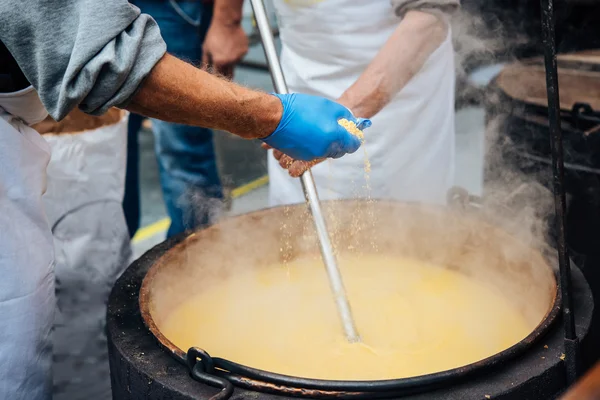 Street weekend festival in Alba — Stock Photo, Image