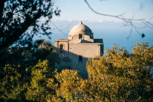 Vista de Erice, Sicília, Itália — Fotografia de Stock