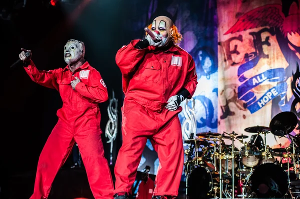 Koncert Slipknot — Zdjęcie stockowe