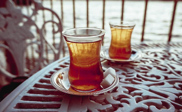 Venkovní čaj — Stock fotografie