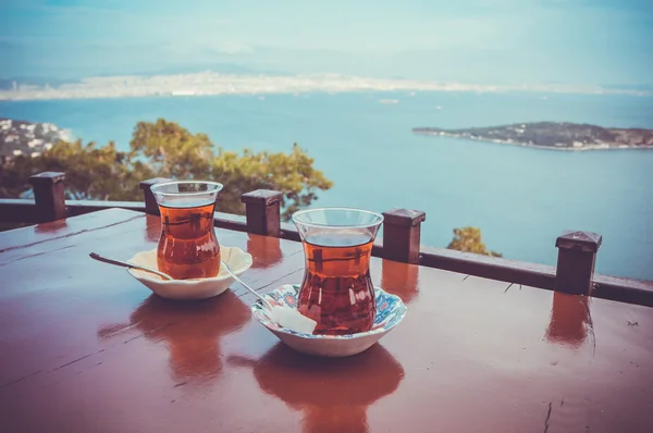 Outdoor tea — Stock Photo, Image