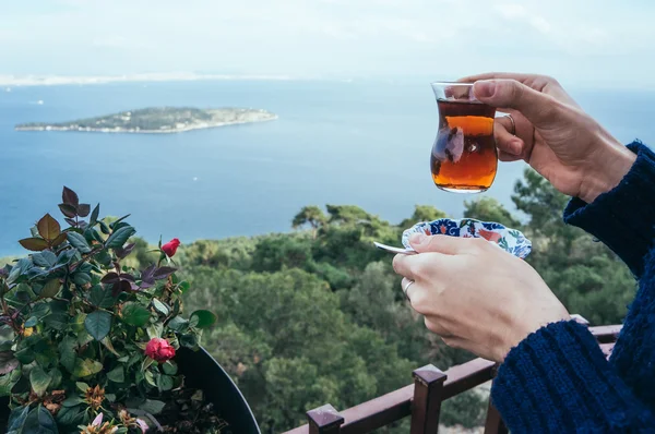 Tè all'aperto — Foto Stock