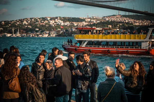 Muelle de Ortakoy — Foto de Stock