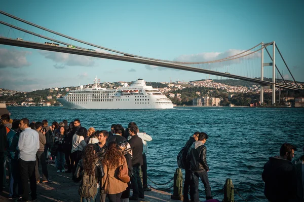 Ortakoy Kai — Stockfoto