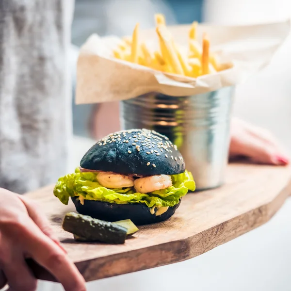 Burger — Fotografie, imagine de stoc