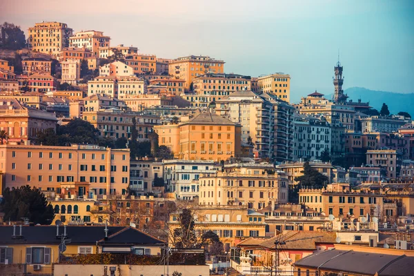 La ciudad de Génova, región de Liguria, Italia — Foto de Stock