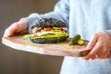 siyah burger