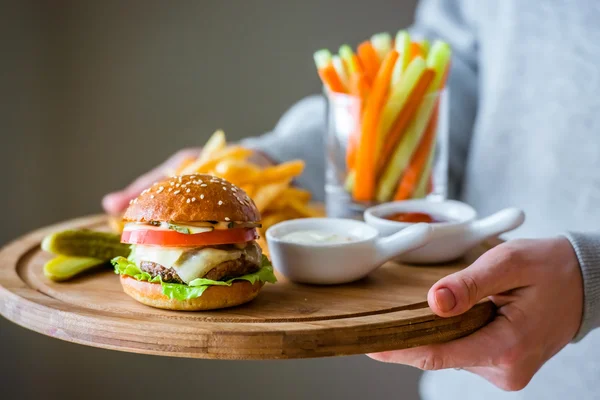 Menú almuerzo — Foto de Stock