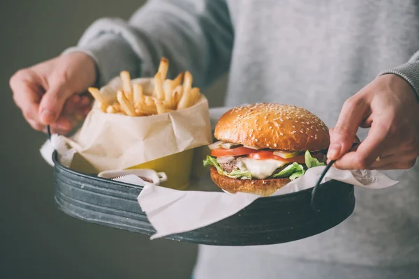 Burger — Stockfoto