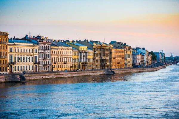 Río Neva en San Petersburgo — Foto de Stock