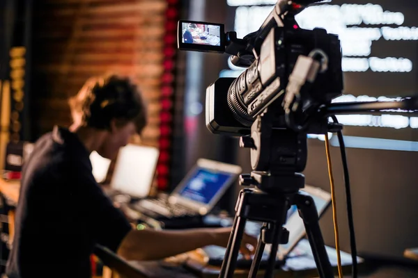 Filming creative video — Stock Photo, Image