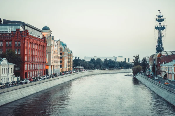 Vista al río Moskva — Foto de Stock
