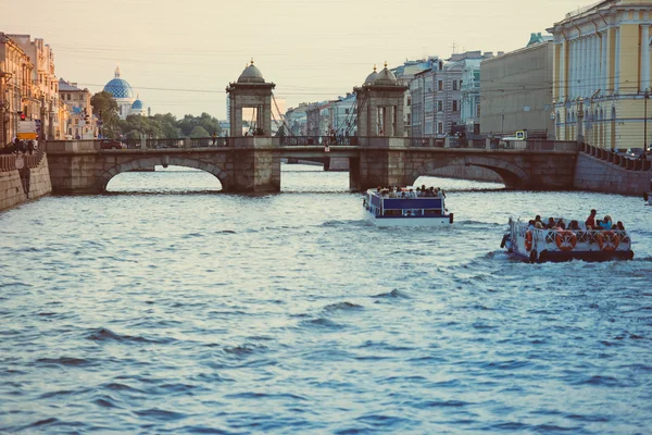 Fontanka Fluss in Saint petersburg — Stockfoto