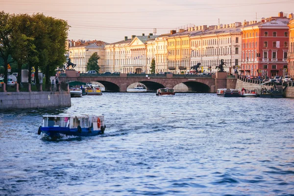 Rivière Fontanka à Saint-Pétersbourg — Photo