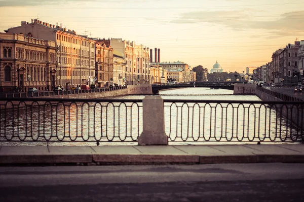 Río Fontanka en San Petersburgo — Foto de Stock