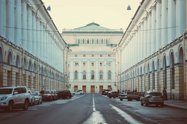 Architekt rossi straße in st. petersburg — Stockfoto