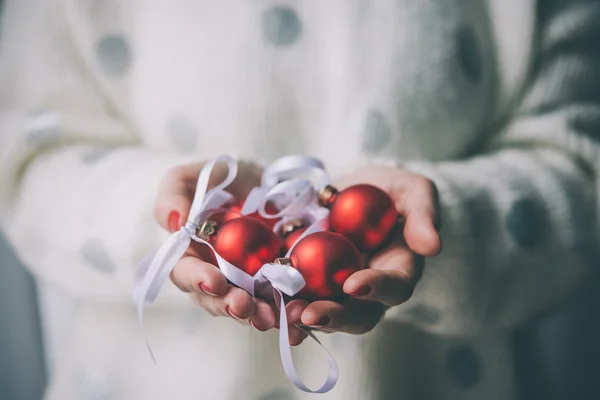 Weihnachts- oder Neujahrsfeier — Stockfoto