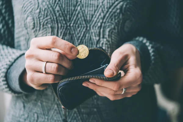 stock image Hands holding currency