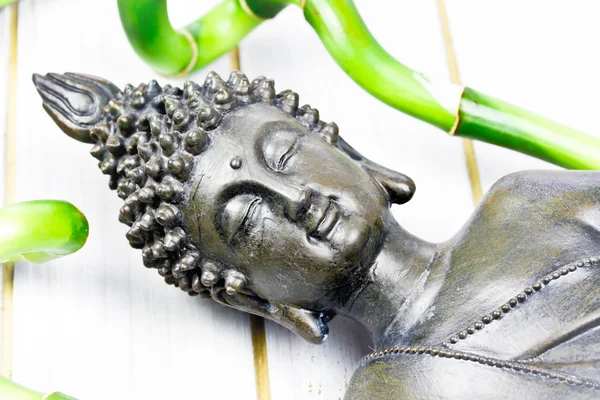 Buddha face close up — Stock Photo, Image