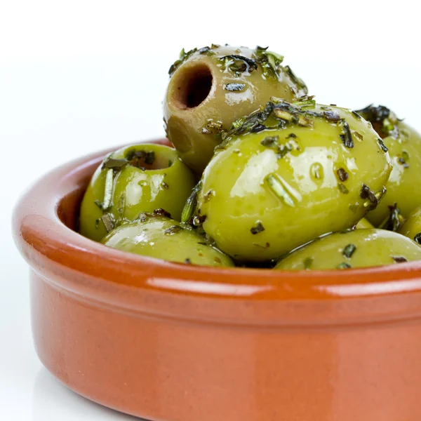 Aceitunas verdes — Foto de Stock