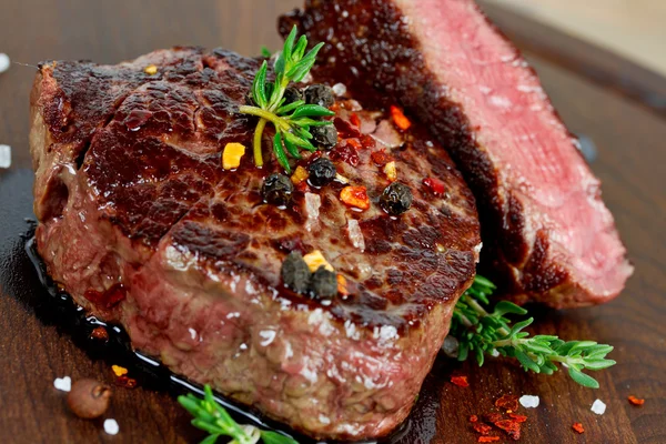 Grilovaný steak — Stock fotografie