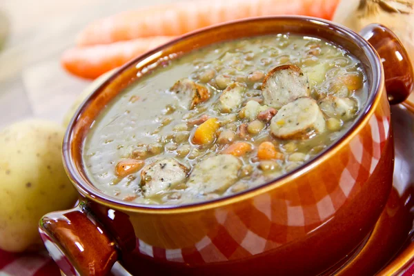 Zuppa di lenticchie — Foto Stock