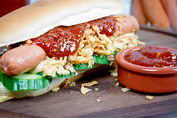 Hot dog — Fotografie, imagine de stoc