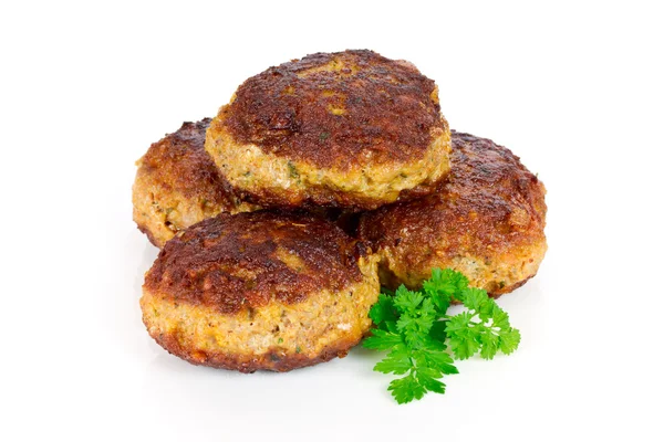 Grilled meat balls close up — Stock Photo, Image