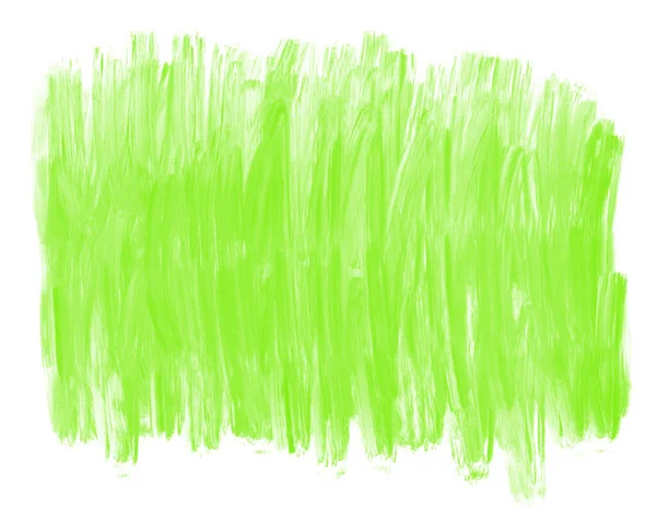 Light Green Dry Brush Paint Spot Vertical Light Green Paint — Stock Photo, Image