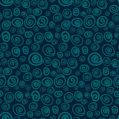 Karanlık bir arka planda, soyut ve pürüzsüz bir desen. Kumaş ve ambalaj kağıdı için küçük tasarım elementleri deseni