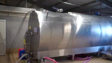Çiğ süt tankı üretimde