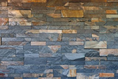 Modern Granit blok duvar dokusu arkaplanı