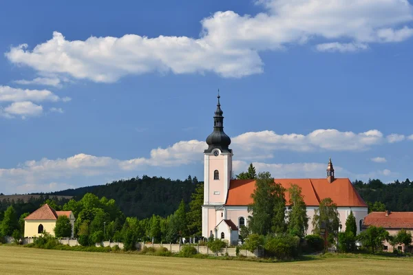 Micholas Kirche Oslavany Tschechische Republik Schöne Alte Kirche Architekturdenkmal — Stockfoto