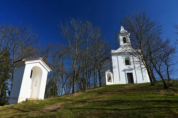 聖アンソニーの美しい古い礼拝堂 Dolni Kounice チェコ共和国 — ストック写真