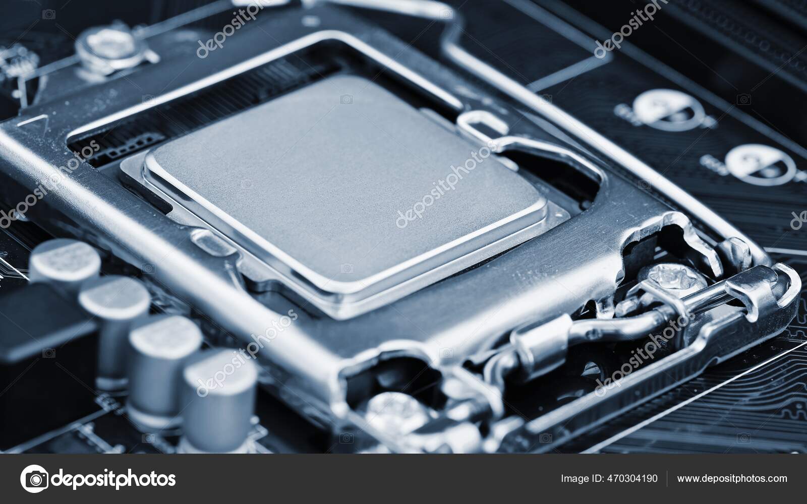 Beautiful Technological Photo Processor Motherboard Concept Computers ...
