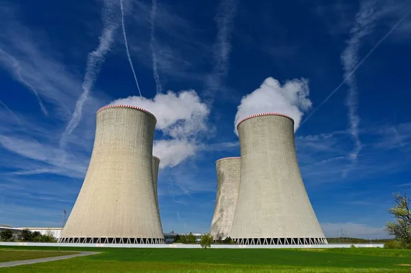 Centrale Nucleare Dukovany Repubblica Ceca — Foto Stock