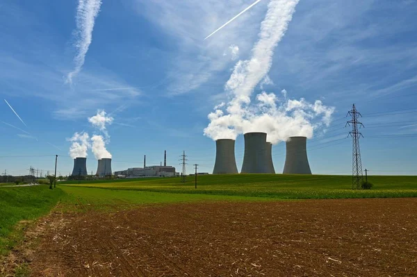 Kernkraftwerk Dukovany Tschechische Republik — Stockfoto