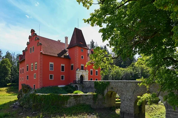 Rotes Schloss Cervena Lhota Tschechien — Stockfoto