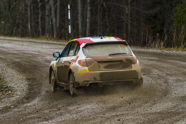 Unknown racer  on the car brand Subaru Impreza WRX (No.2) overco