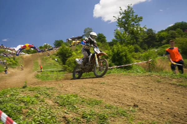 2014 Lviv Ukraine May 2018 Open Cup Lviv Motocross Track — 스톡 사진