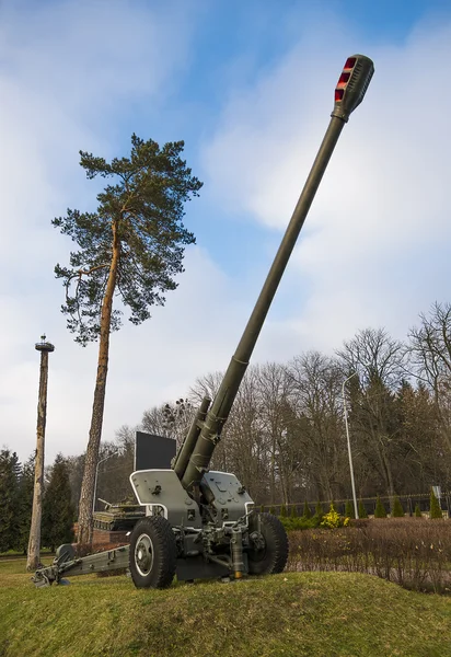 Sovětské 152mm houfnice 2a65 Msta-B — Stock fotografie