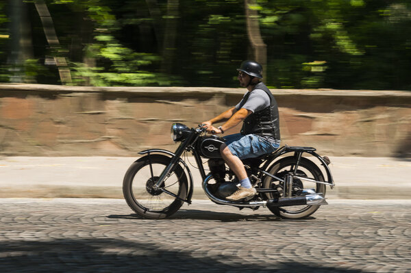 Old retro motorcycle  IZ - 49