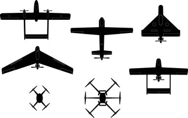 Vektör görüntü dronu & UAV