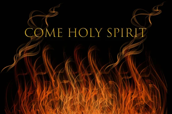 Pentecost Pazar Özel Tasarımı, Kutsal Ruh, Baskı için tipografi ya da poster, kart, el ilanı ya da bayrak olarak kullanılacak 