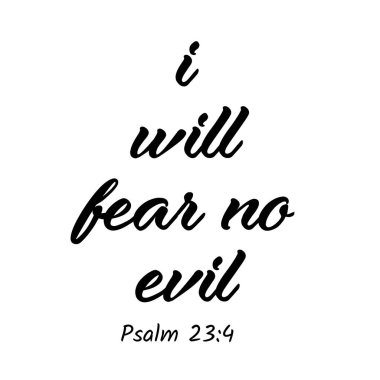 Günün İncil 'i - Kötülükten korkmam