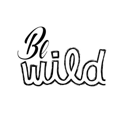 Poster, kart, el ilanı ya da tişört olarak kullanılacak pozitif sözcük tasarımı