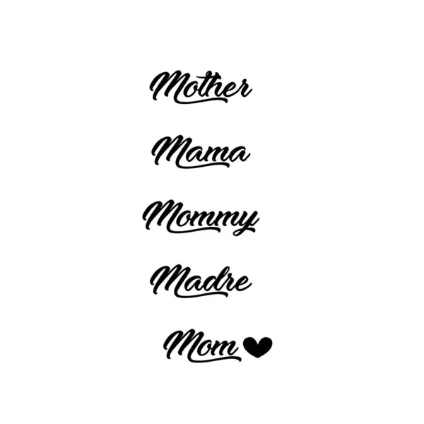 Mothers Day Special Quote Design Print Use Poster Card Flyer — Vector de stock