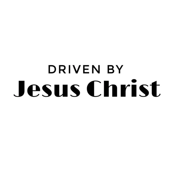 Impulsado Por Jesucristo Jesús Cita Para Imprimir Usar Como Póster — Vector de stock
