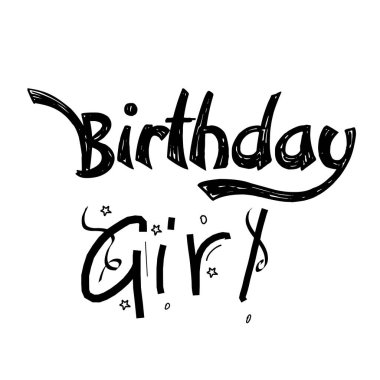 İyi ki doğdun, baskı için tipografi ya da poster, kart, broşür ya da tişört olarak kullanım